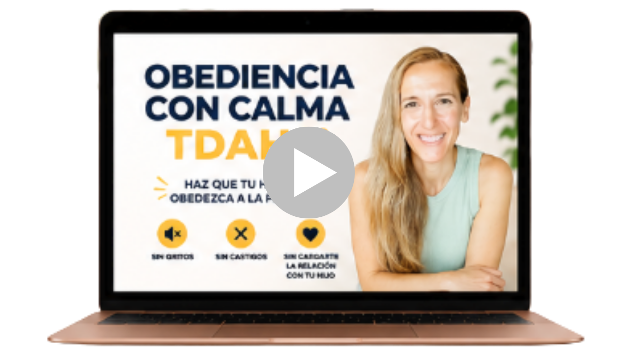 Obediencia Con Calma TDAH stack laptop